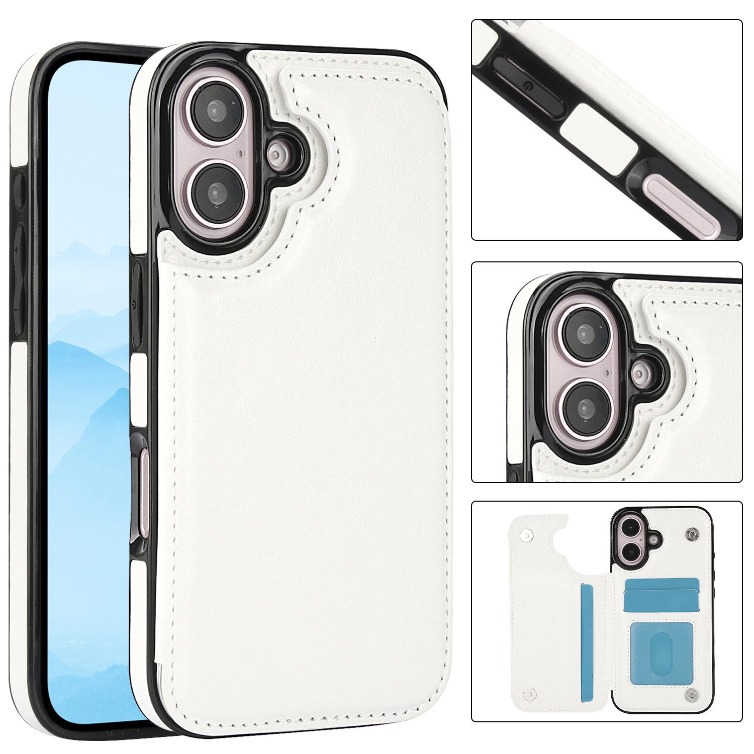 iPhone 16 - NKOBEE Wallet Case - Elegant, Praktisk och Säker