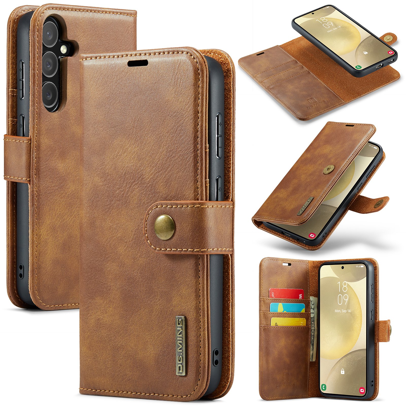 Samsung Galaxy S24 Plus - Elegant Plånboksfodral med Kickstand