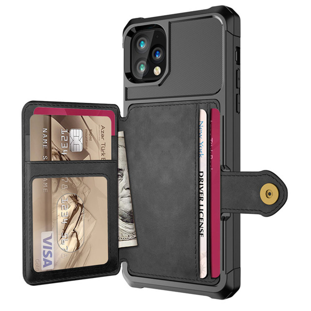 Smidigt Genomtänkt Skal med Kortfack - iPhone 11