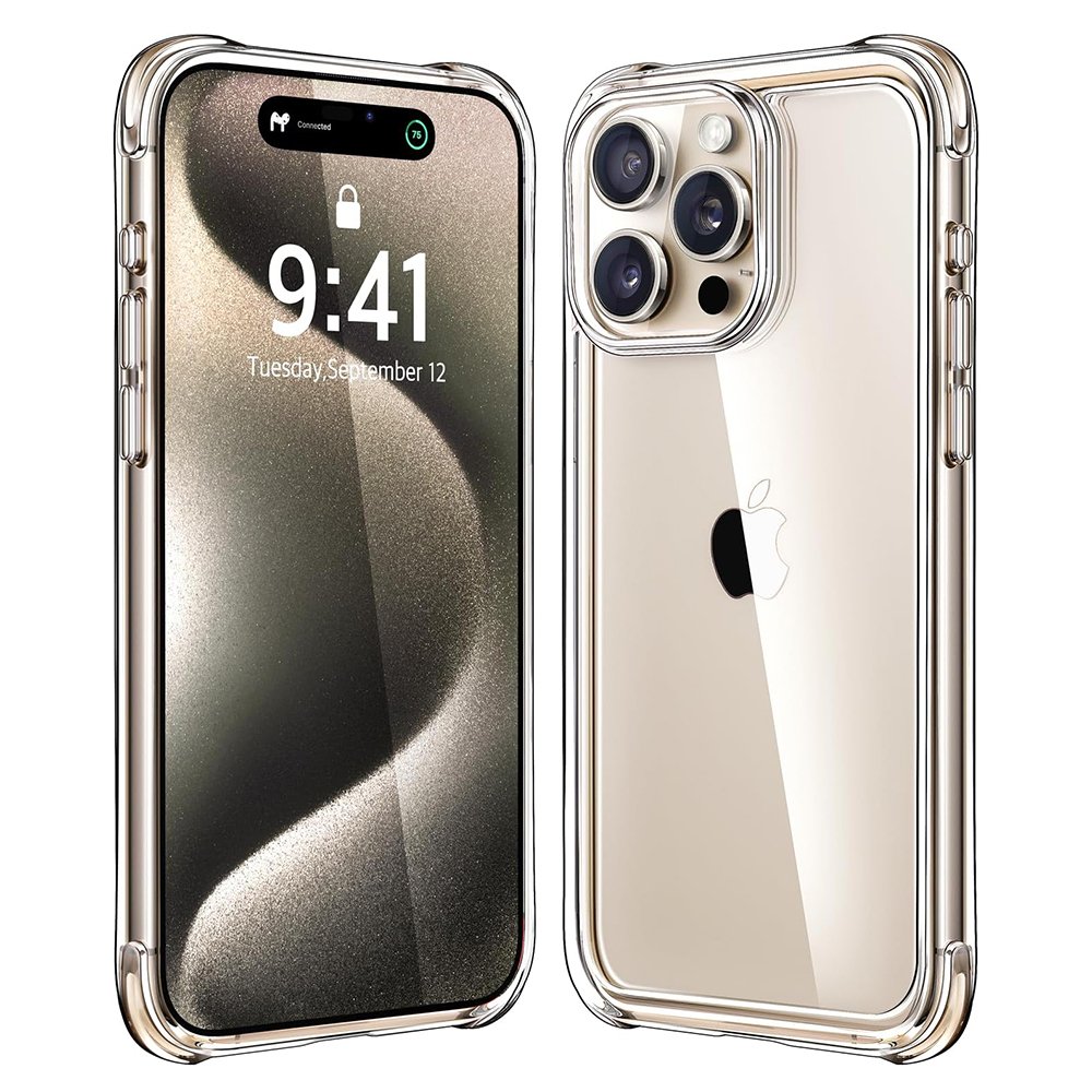 iPhone 15 pro - Smart Skyddsskal i silikon