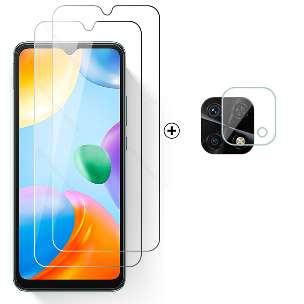 Redmi 10C Skärmskydd Kameralinsskydd 0,3mm
