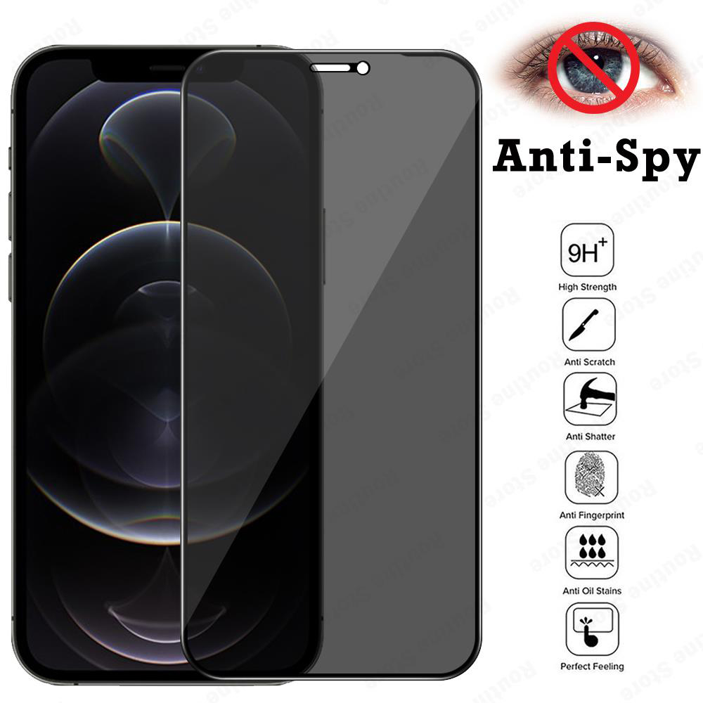 3-PACK Anti-Spy Skärmskydd HD 0,3mm iPhone 11