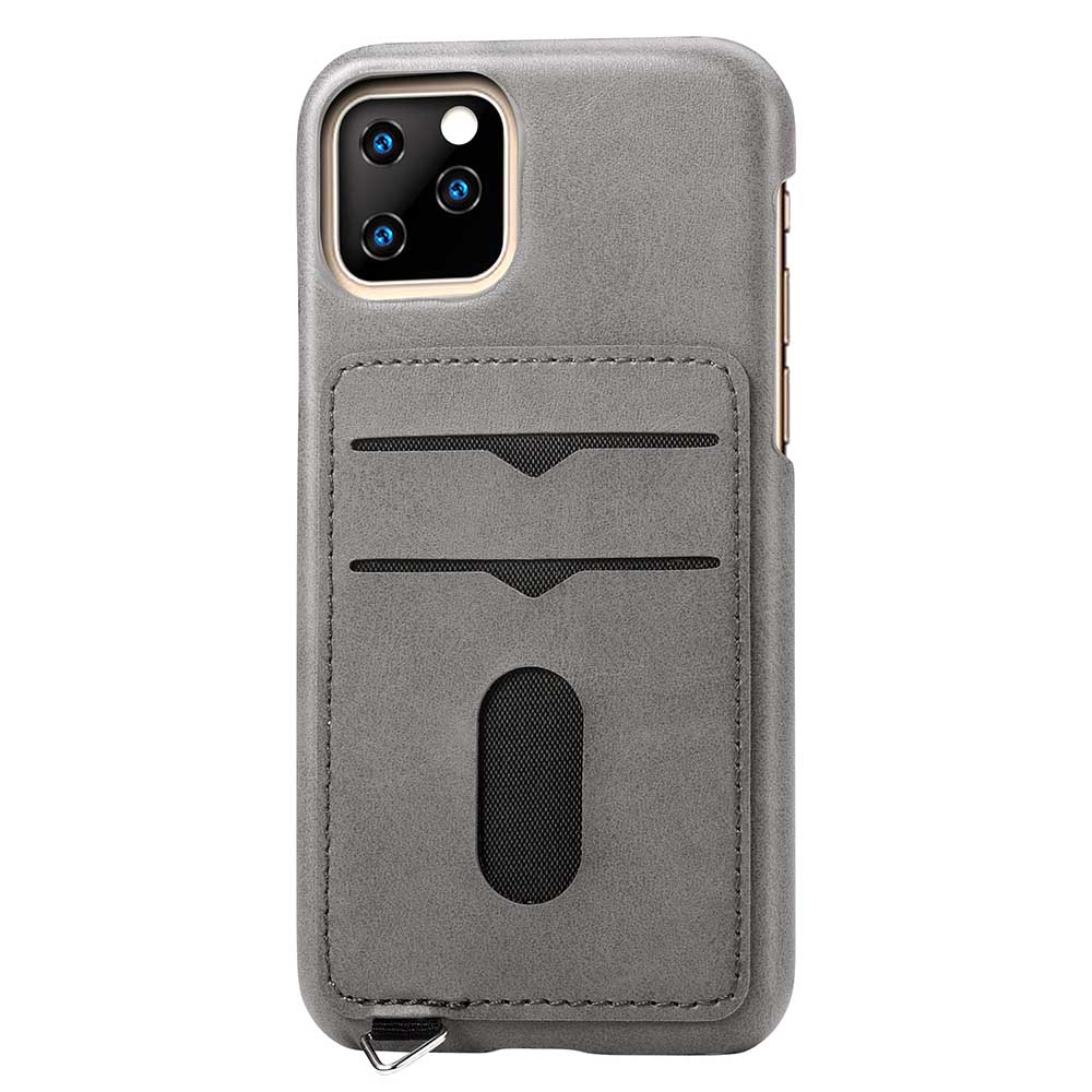 iPhone 11 - Elegant Smart Skal med Kortfack (Leman)