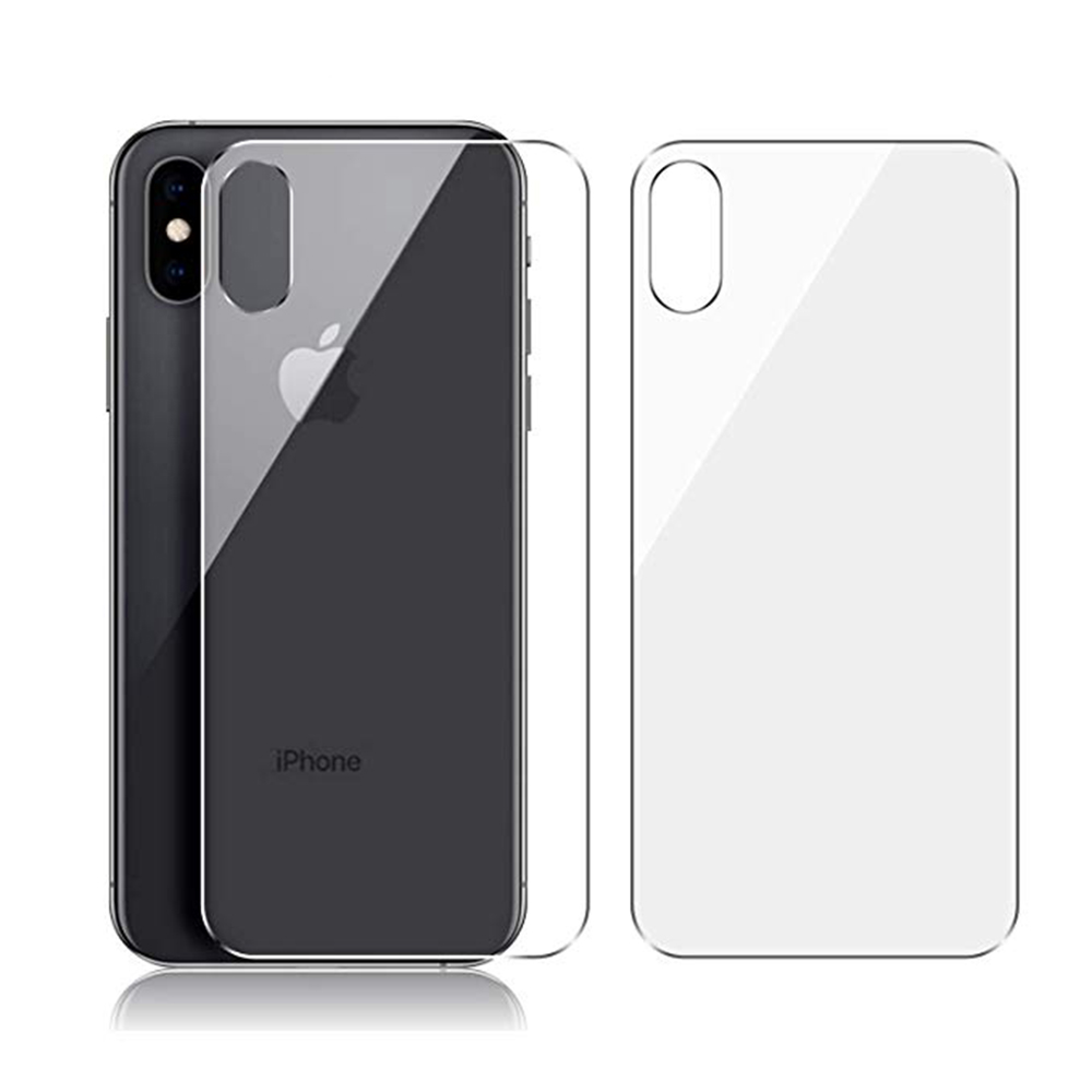 iPhone X/XS - 2st HeliGuards Skyddsglas för Baksida