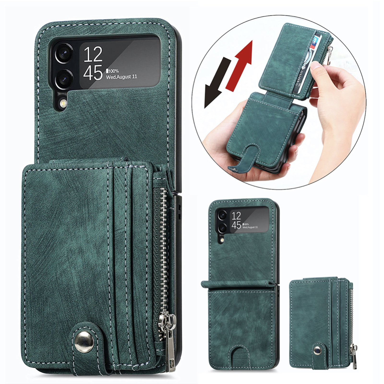 Stilsäkert Skal med Kortfack - Samsung Galaxy Z Flip 4