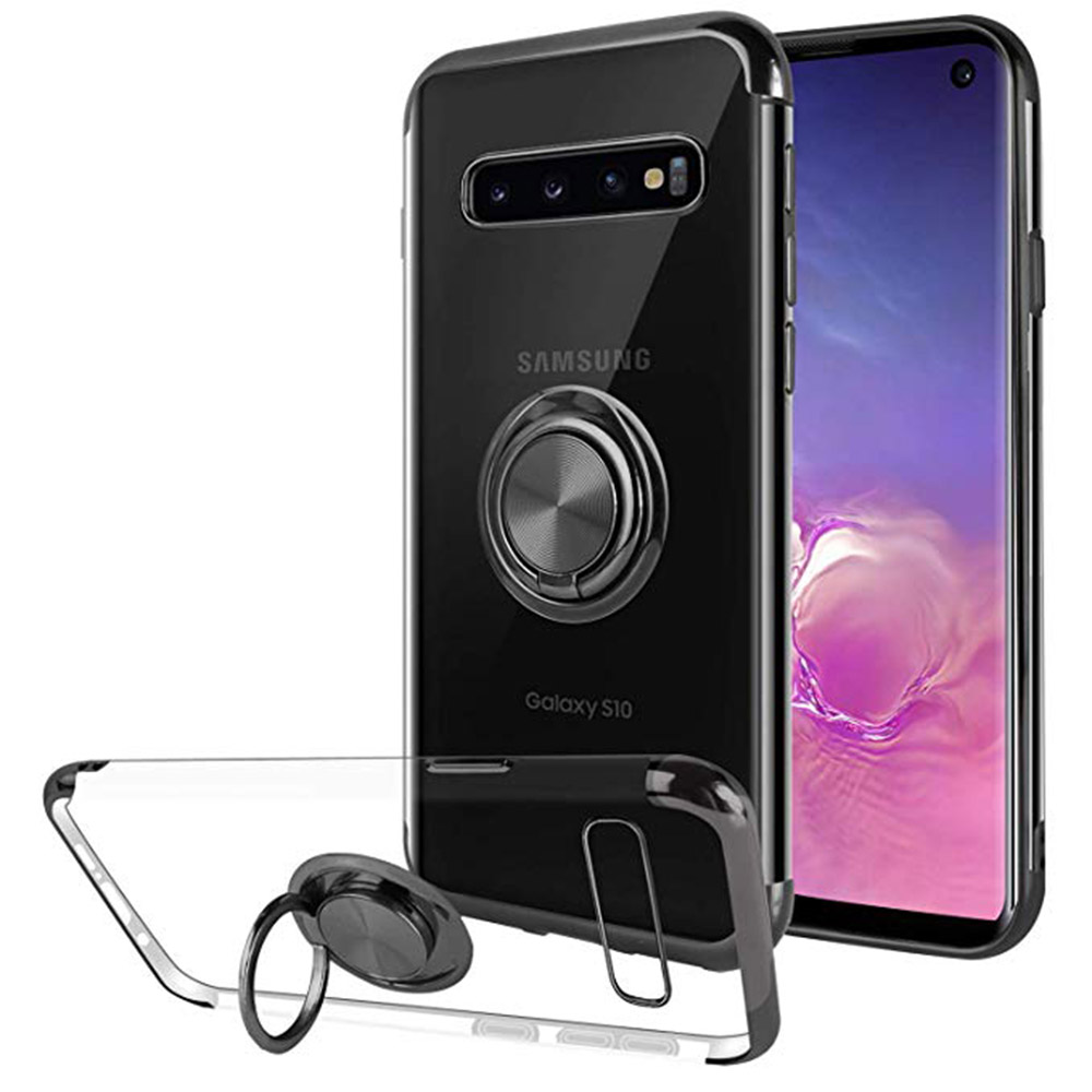 Galaxy S10E - Floveme Skal med Ringhållare (SILIKON)