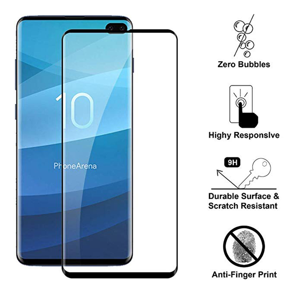 2-PACK Galaxy S10 Plus Skärmskydd 3D HD 0,3mm