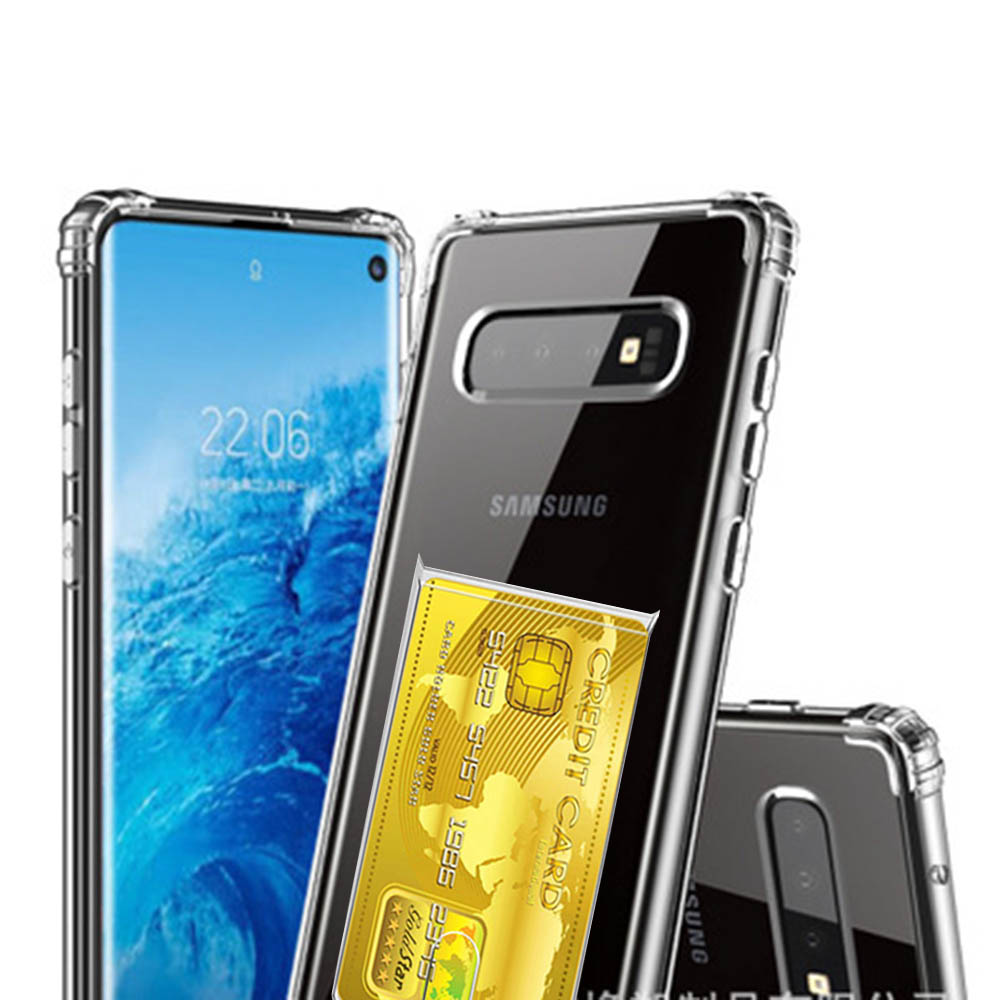 Skyddande Skal med Korthållare - Samsung Galaxy S10