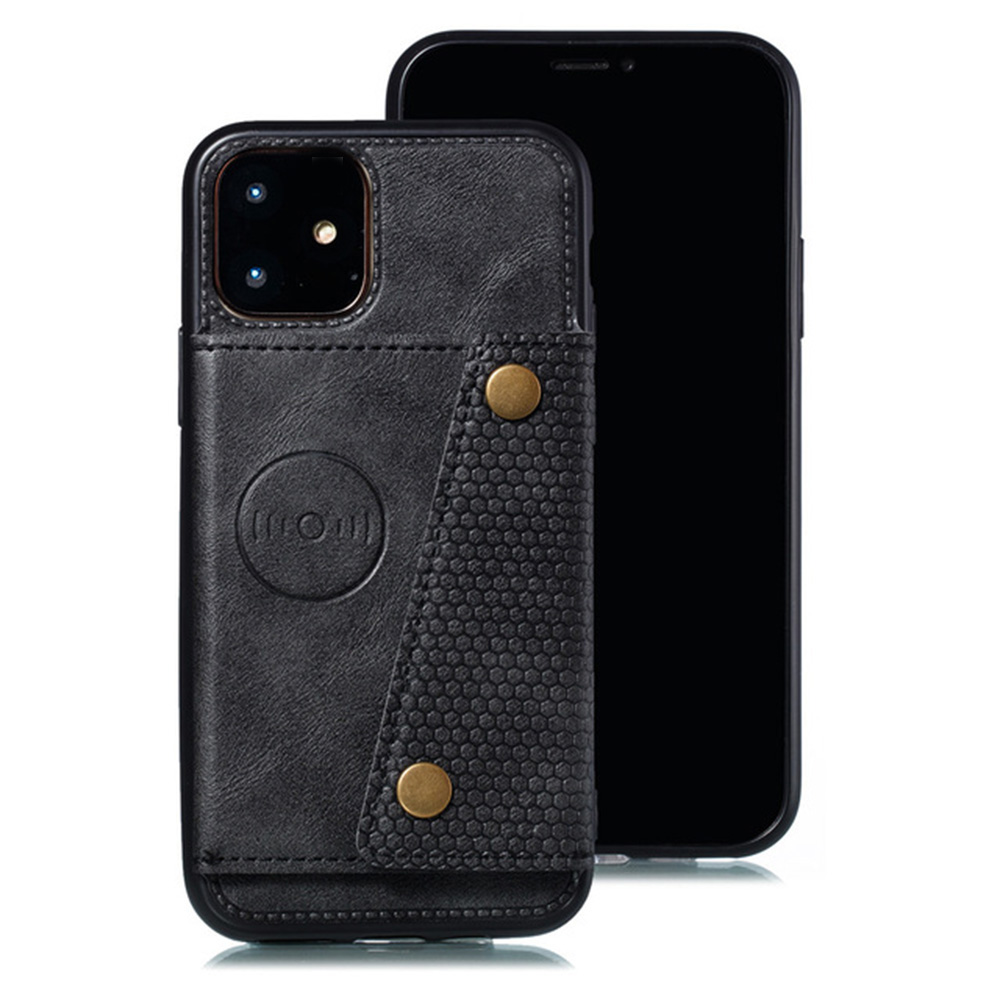 iPhone 11 - Robust Stötdämpande Skal med Korthållare