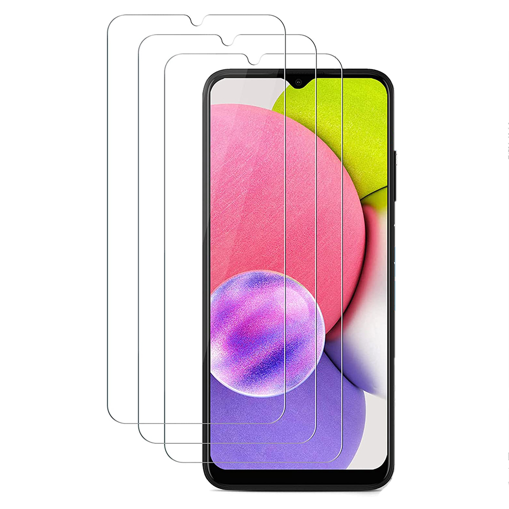 3-PACK Galaxy A23 Skärmskydd Härdat glas Skyddsfilm Displayskydd