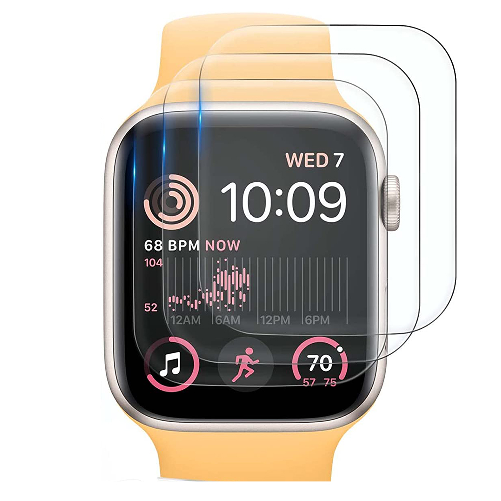 2-PACK Hydrogel Skärmskydd Apple Watch Series 4/5/6/SE 40/44mm