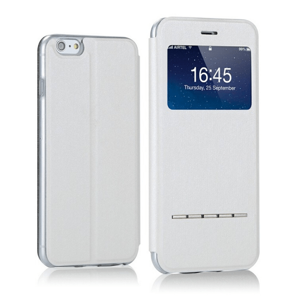 iPhone 5/5S/5SE Smartfodral med fönster och svarsfunktion