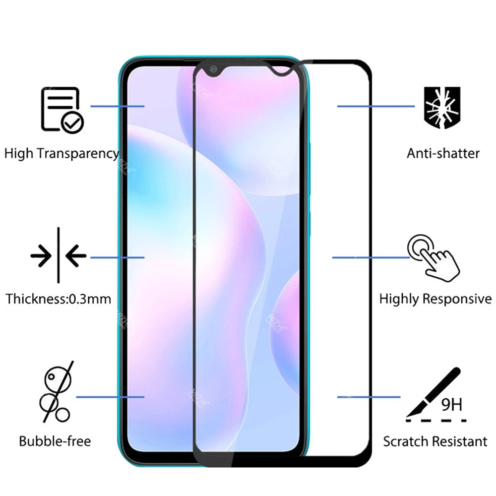 Redmi 9C NFC Skärmskydd 2.5D 0,3mm