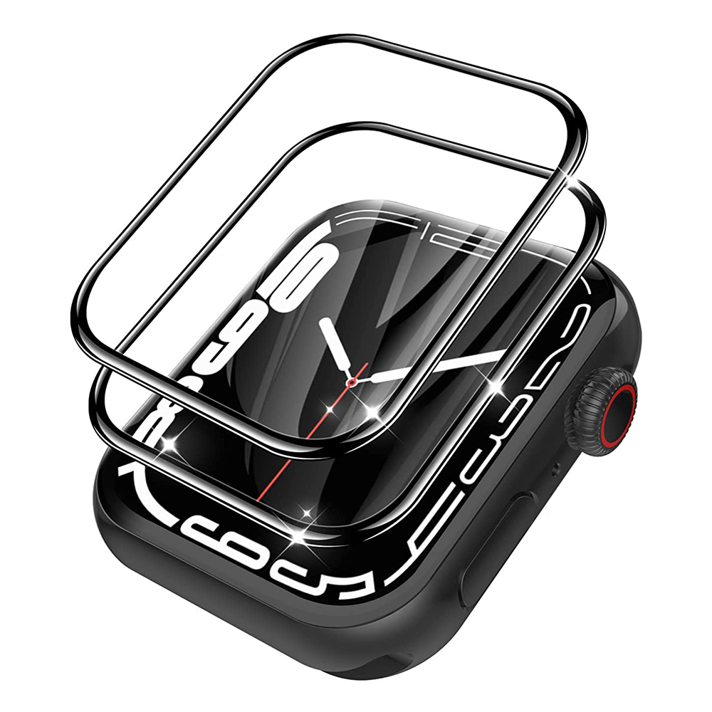 Skärmskydd 3-PACK 3D Full-Glue Apple Watch Series 7/8 41/45mm
