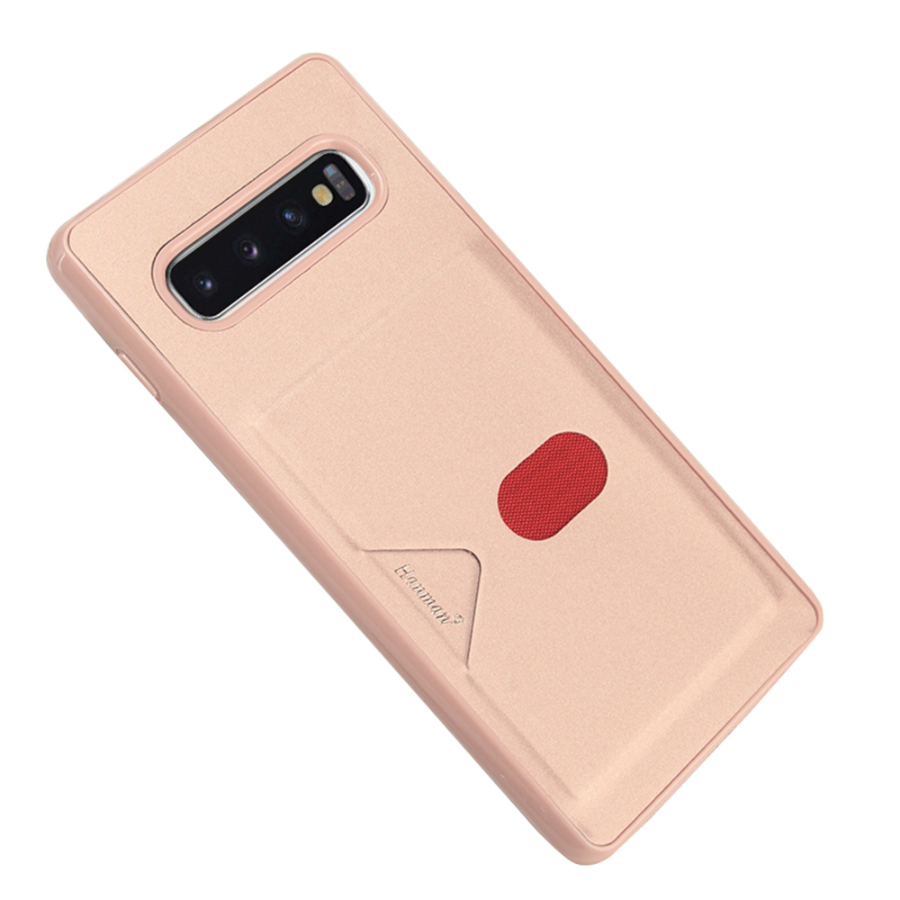 Elegant Smart Skal med Kortfack - Samsung Galaxy S10+