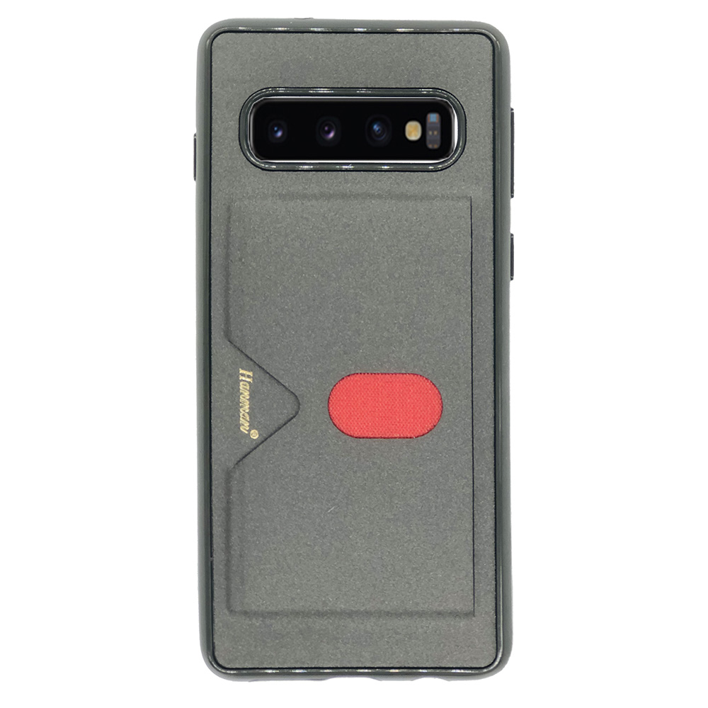 Galaxy S10+ - Stötdämpande Exklusivt Skal med Kortfack