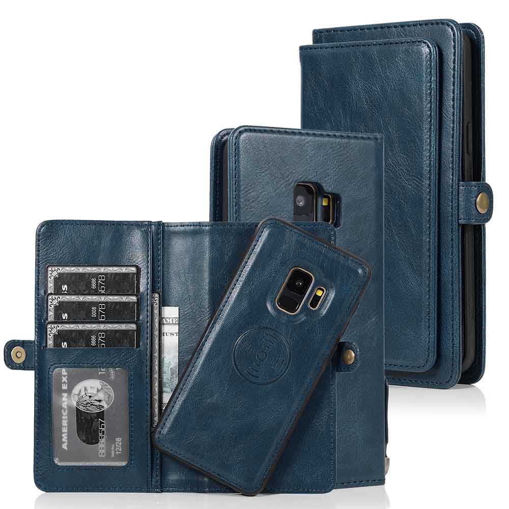 Smidigt Dubbelt Plånboksfodral - Samsung Galaxy S9