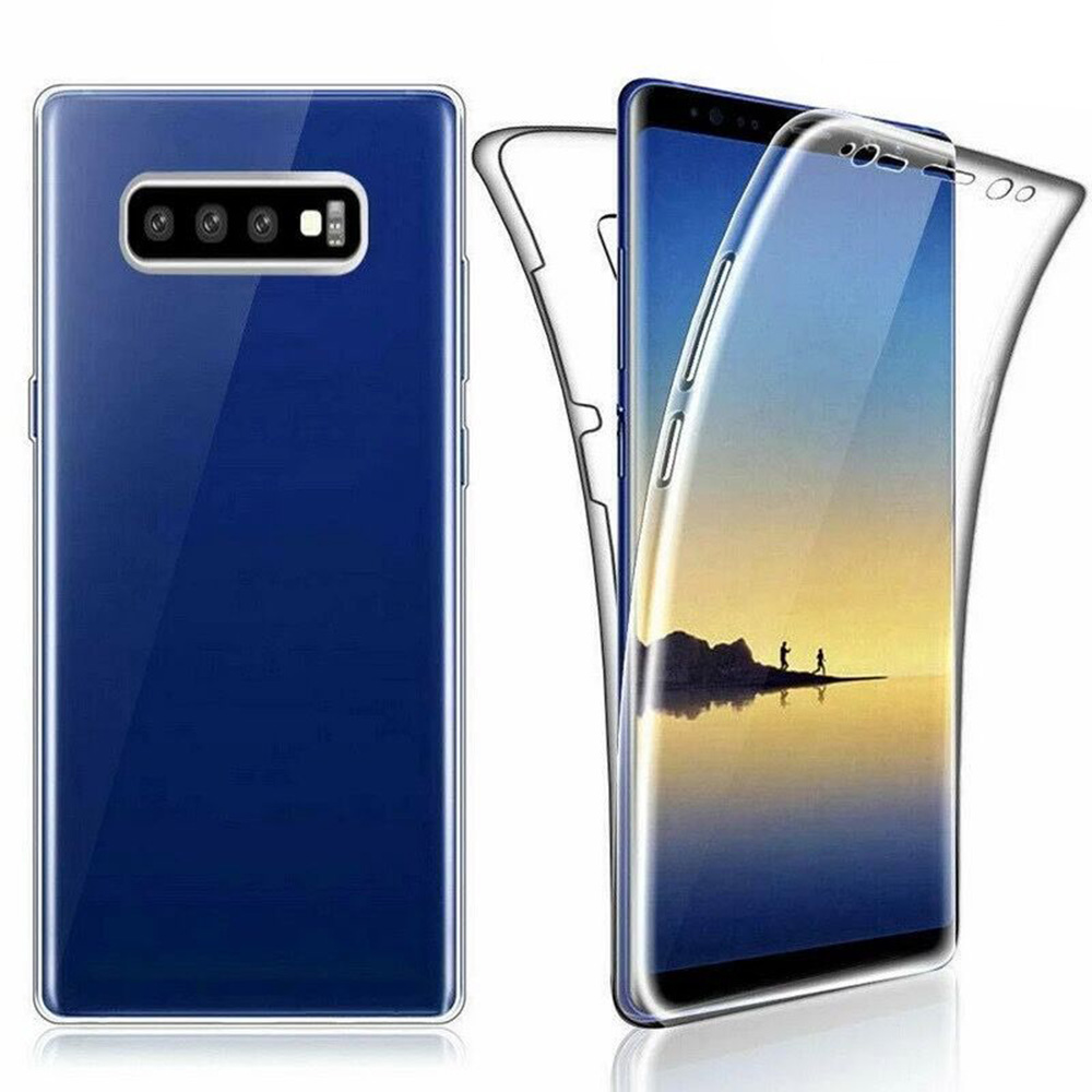 Dubbelt Silikonfodral med Touchfunktion - Samsung Galaxy S10Plus
