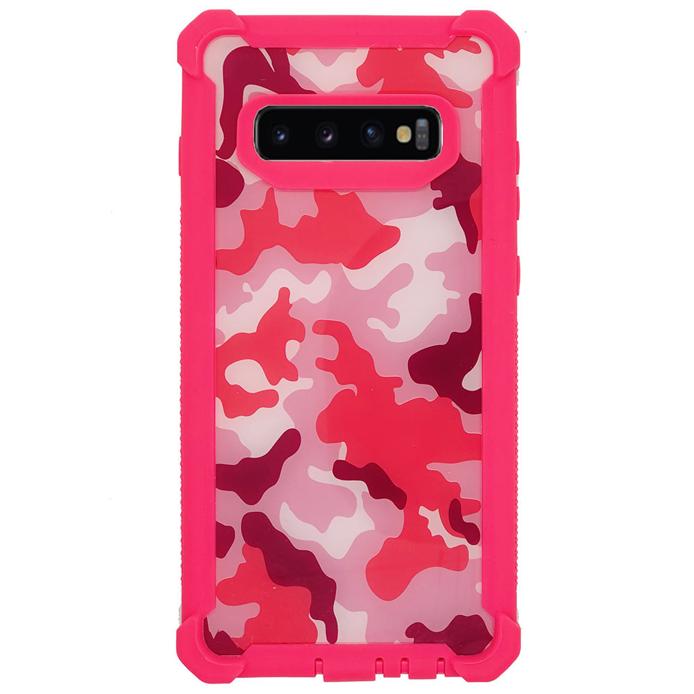 Galaxy S10 Plus - Kraftfullt Skyddande Fodral ARMY