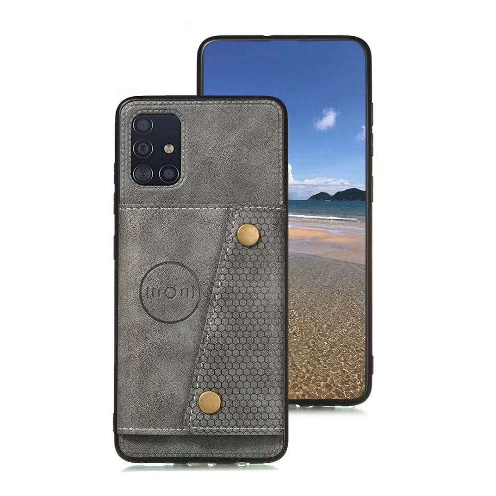 Stötdämpande Skal med Kortfack - Samsung Galaxy A71