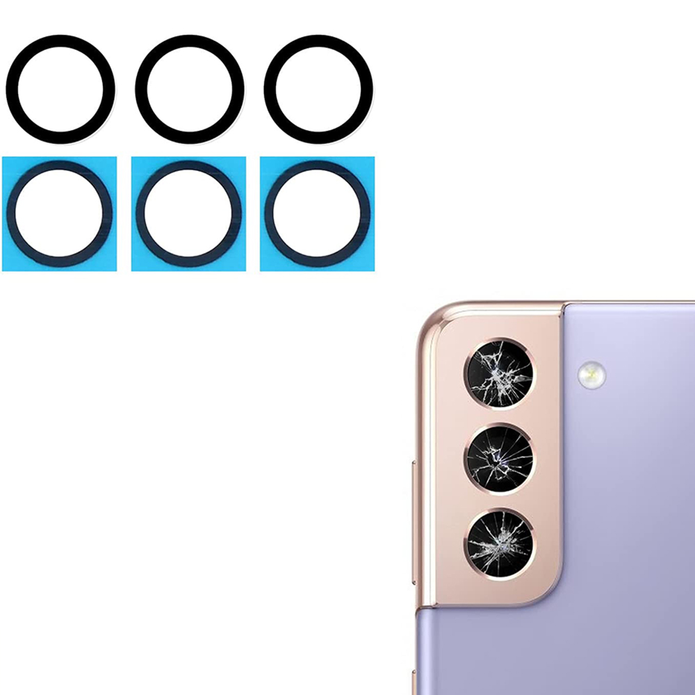 2-PACK Bakre Kameralins Reservdel Samsung Galaxy S21 Plus