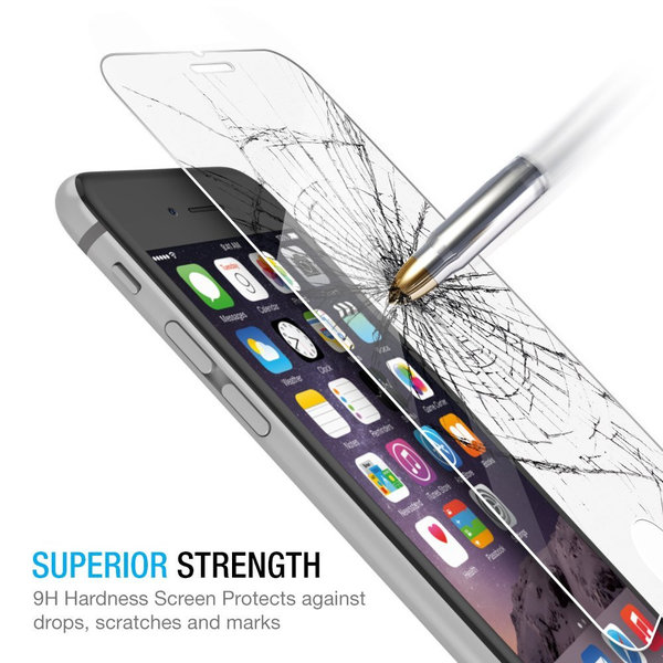 iPhone 7 (2-PACK) HELTÄCKANDE-Skärmskydd av ProGuard 3D/HDClear