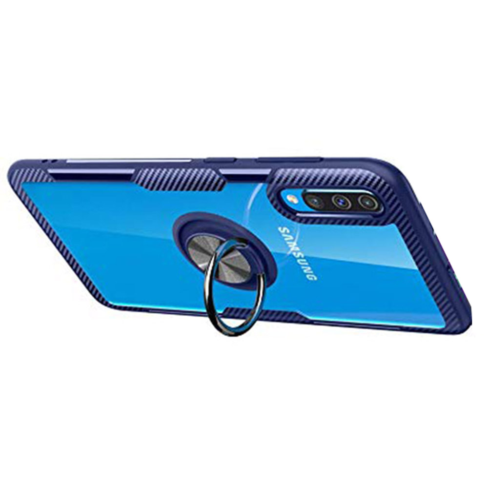 Smidigt Skyddsskal med Ringhållare LEMAN - Samsung Galaxy A70