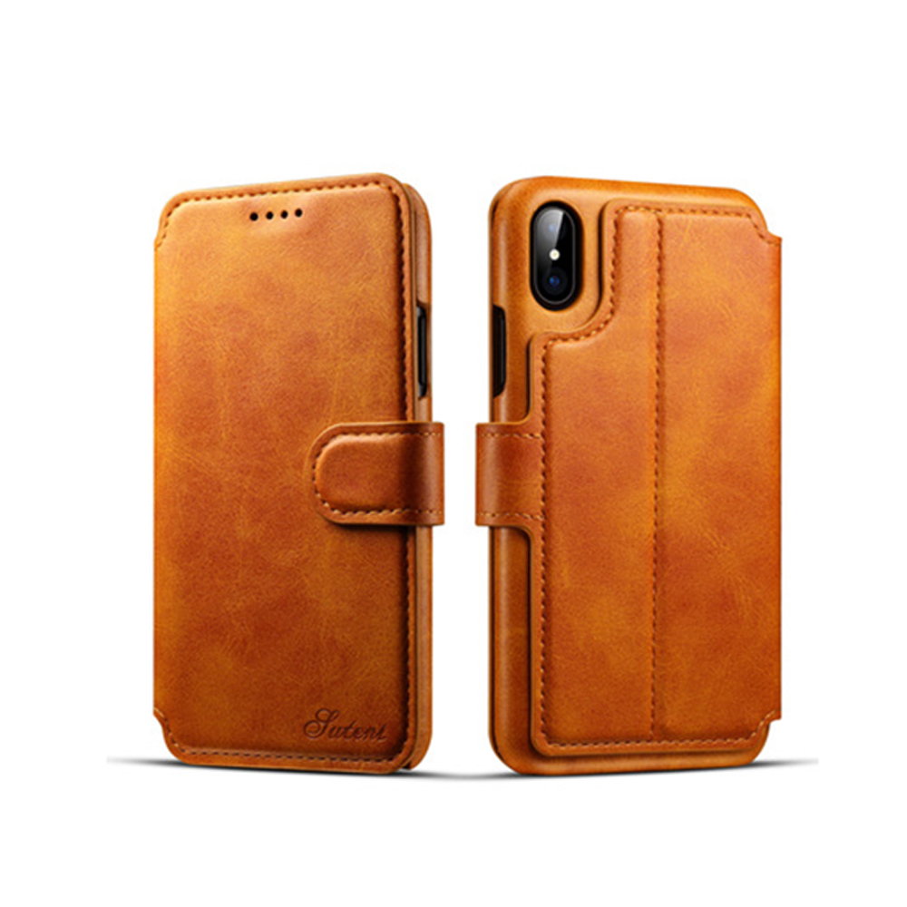 iPhone X/XS - Praktiskt Plånboksfodral (SUTENI)