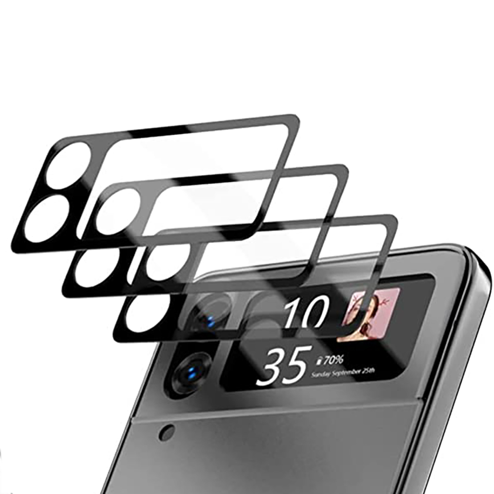 3-PACK Kameralinsskydd 2.5D HD för Samsung Galaxy Z Flip 4