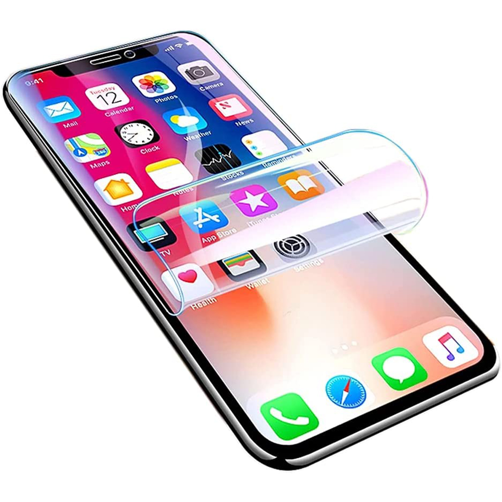 3-PACK Hydrogel Skärmskydd HD 0,2mm iPhone X/XS
