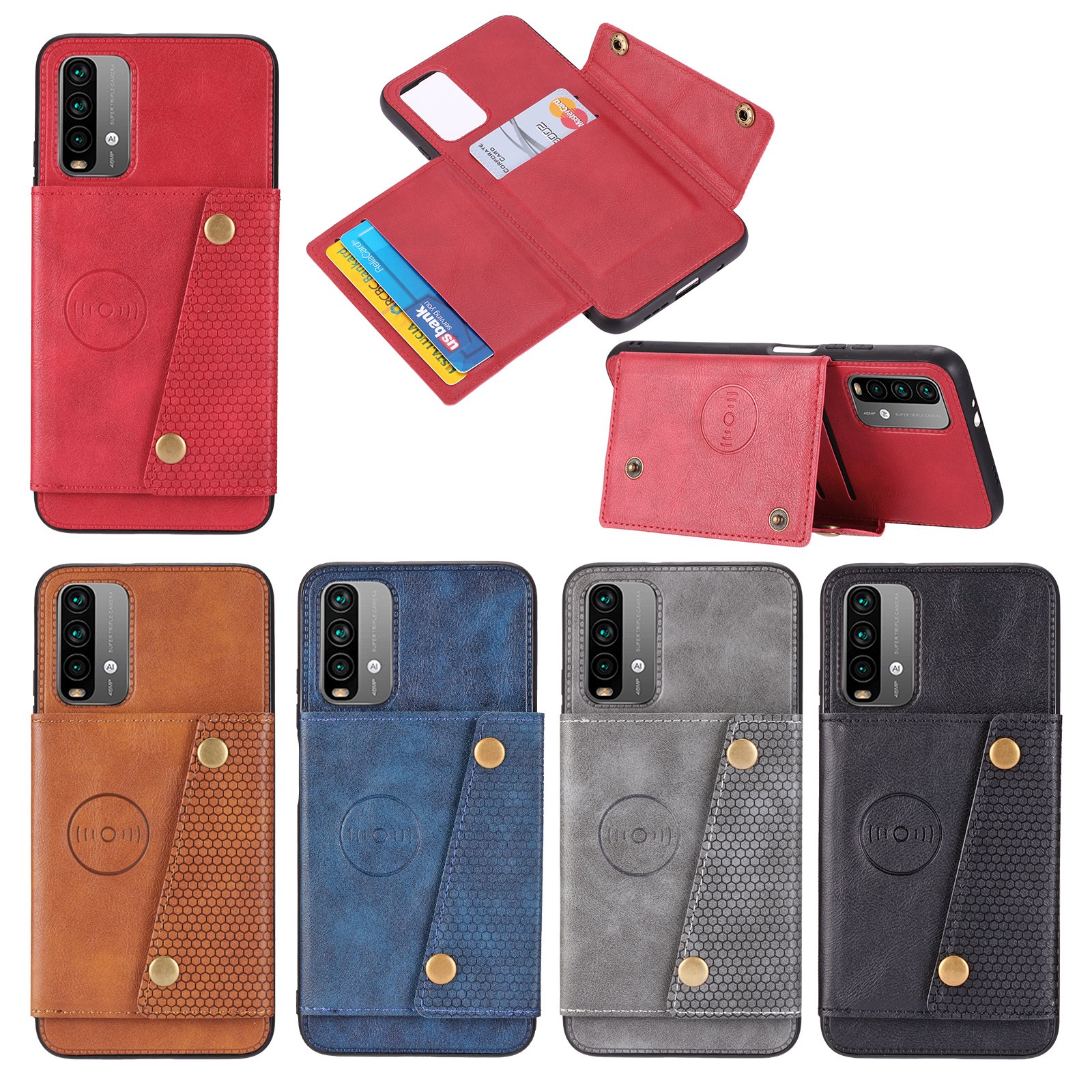 Mobilskal med Kortfack - Xiaomi Redmi 9T