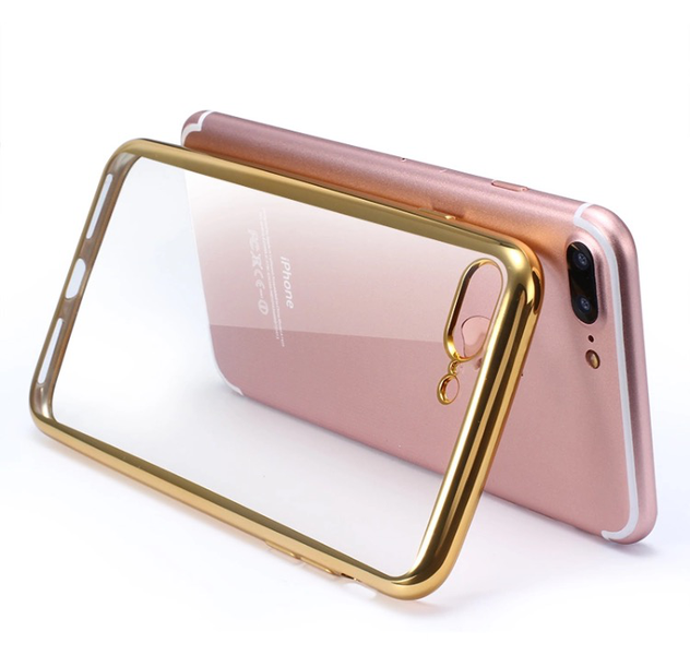 Tunt Elegant Praktiskt Silikonskal iPhone 8 LEMAN (MAX SKYDD)