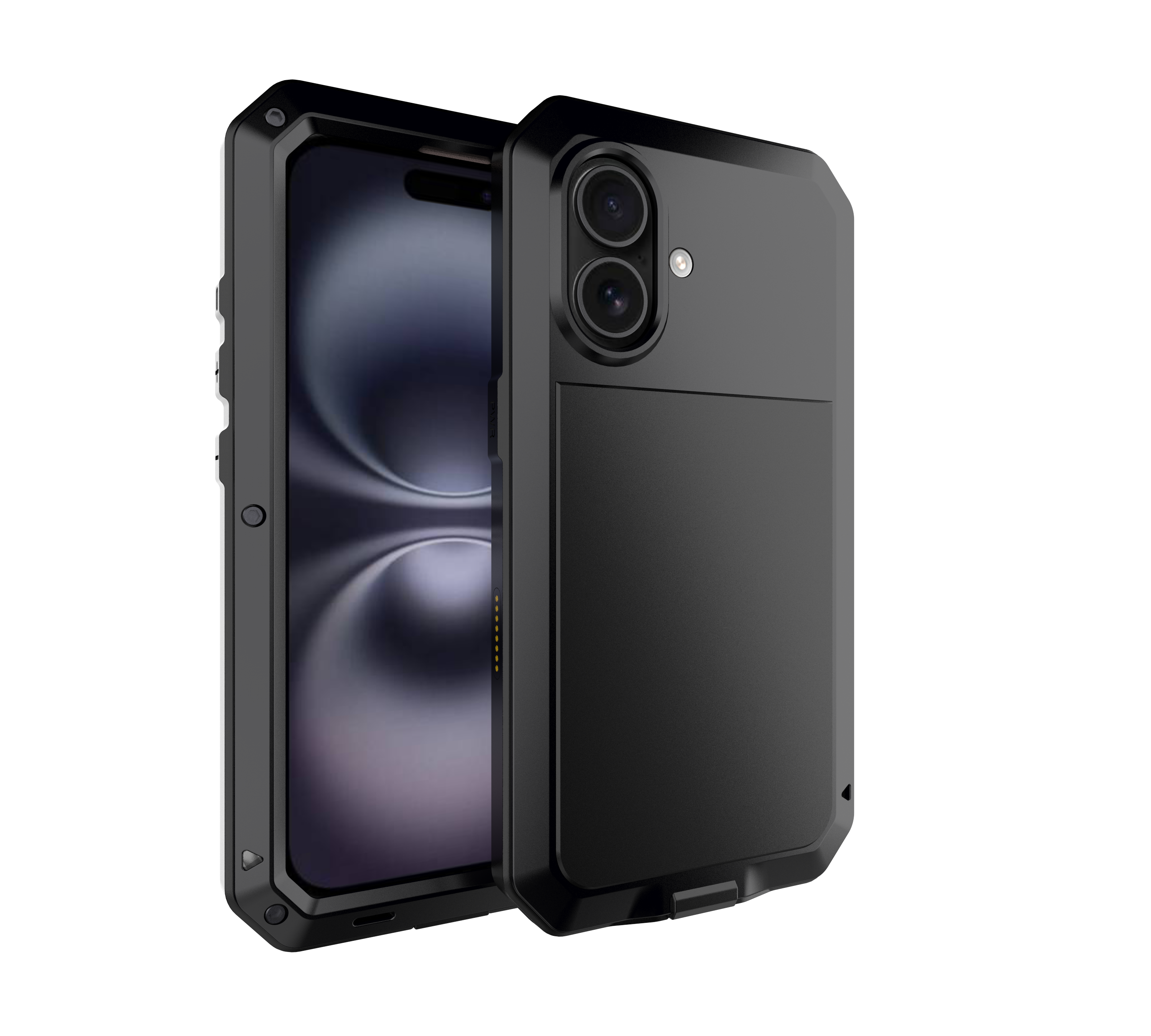 iPhone 16 - Stötsäkert HEAVY DUTY Skal i Aluminium
