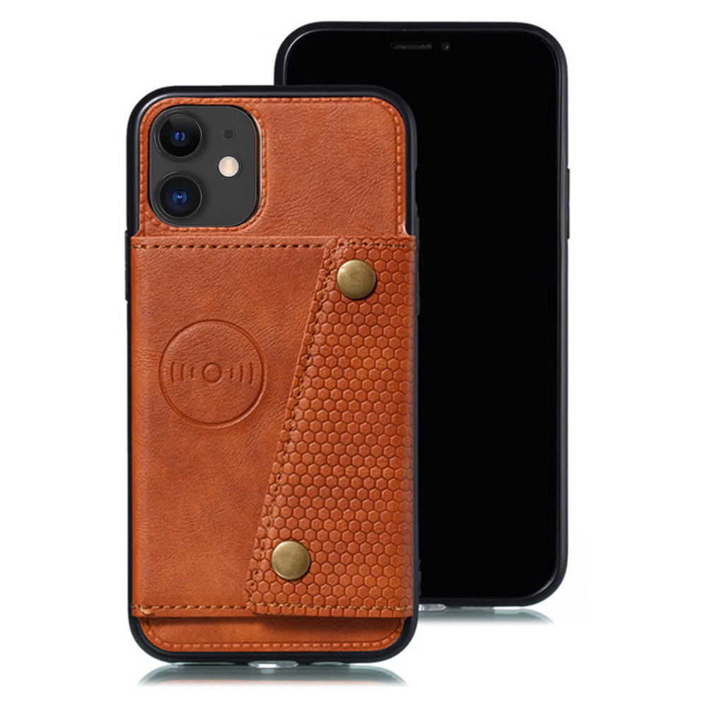 Smidigt Stilrent Skal med Kortfack - iPhone 12