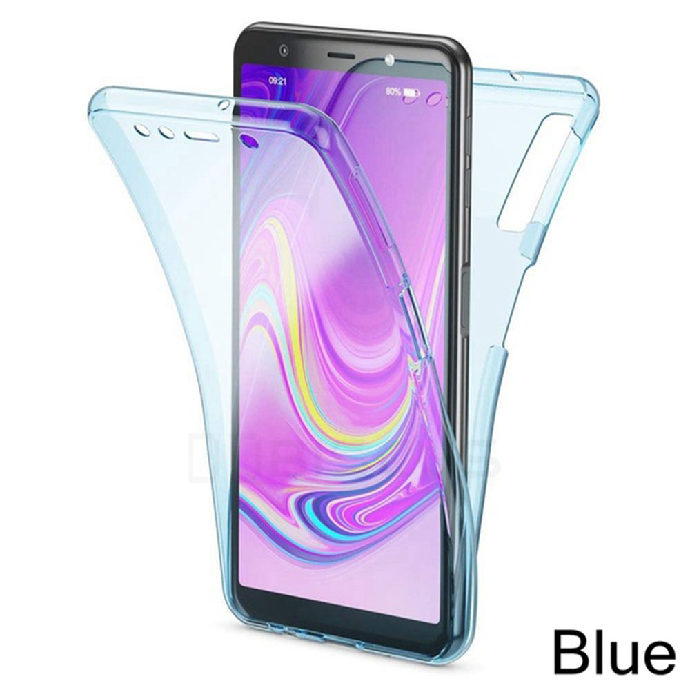 Galaxy A10 - Elegant Dubbelsidigt Silikonskal