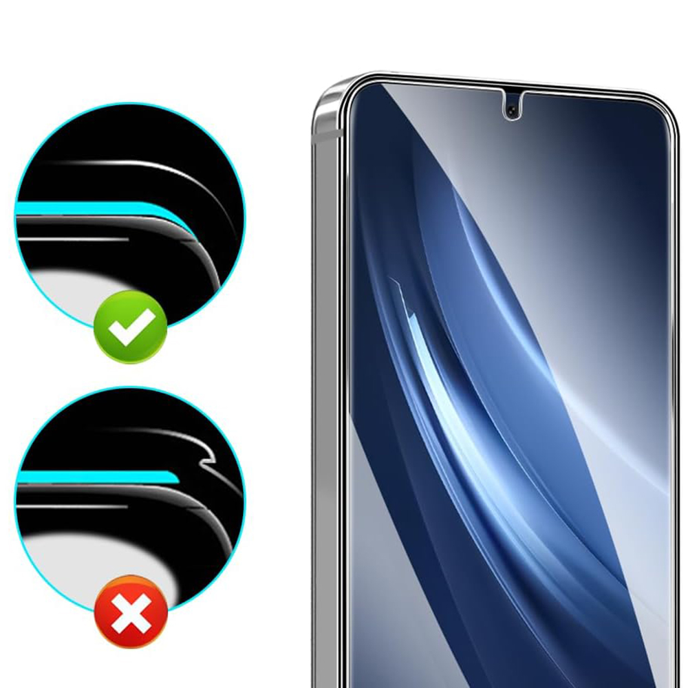 Galaxy S24 - 2-Pack Skärmskydd Fulltäckande Härdat Glas 3D 9H