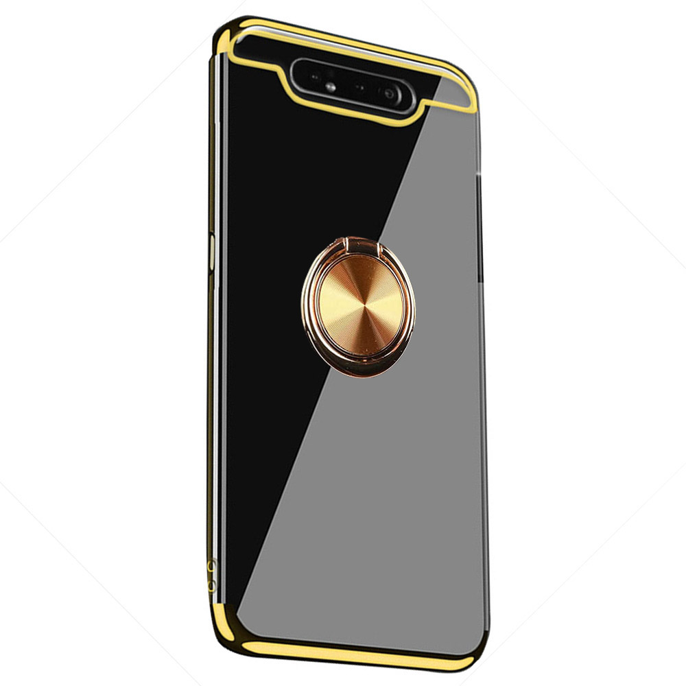 Smidigt Silikonskal med Ringhållare FLOVEME - Samsung Galaxy A80