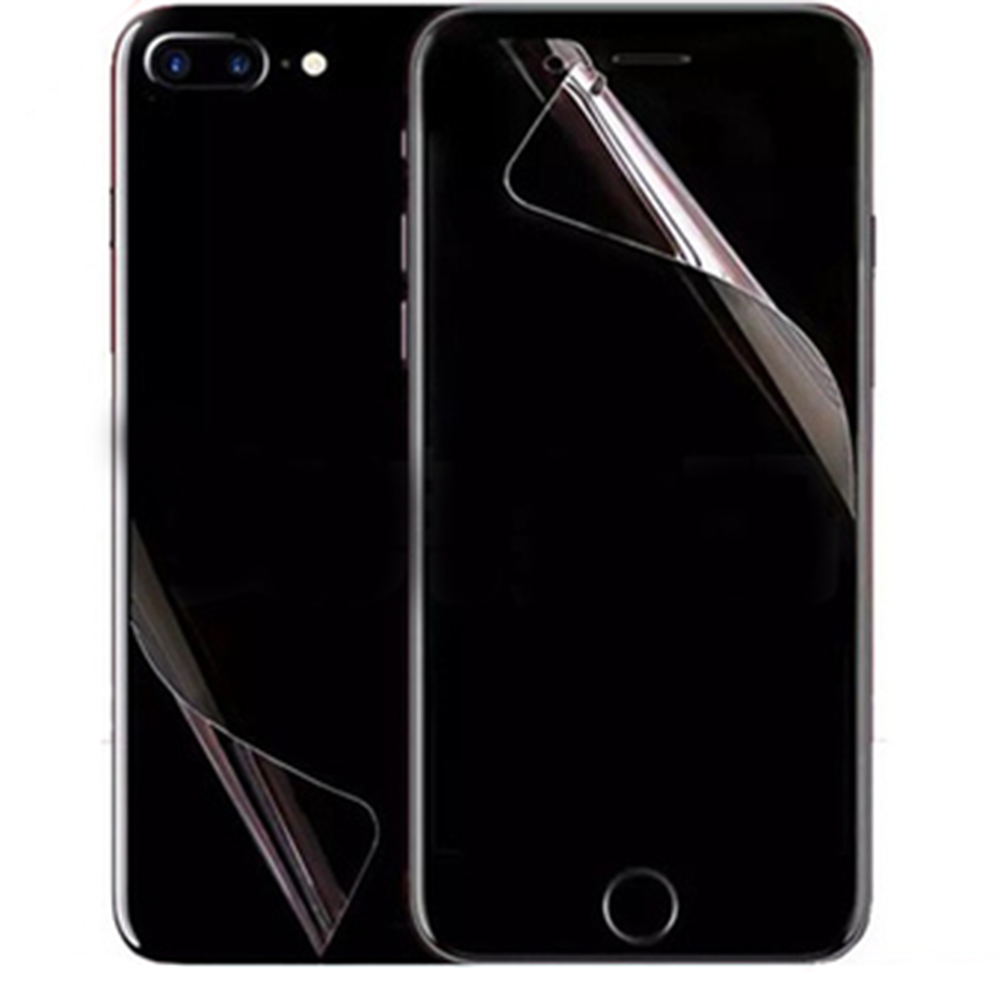 Soft PET iPhone 8+ 2-PACK Skärmskydd Fram- & Baksida 9H 0,2mm