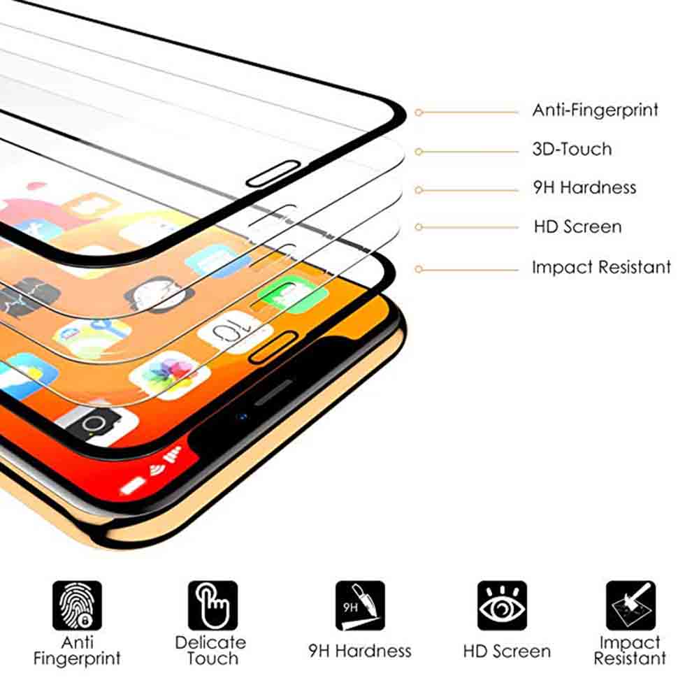 iPhone 11 4-PACK Skärmskydd HuTech