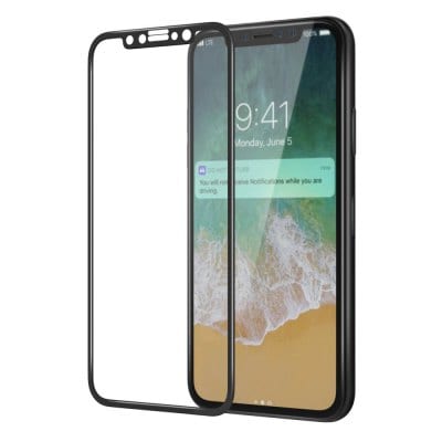 Skärmskydd för iPhone X (MyGuard) 3D/HD-Clear (2-PACK)